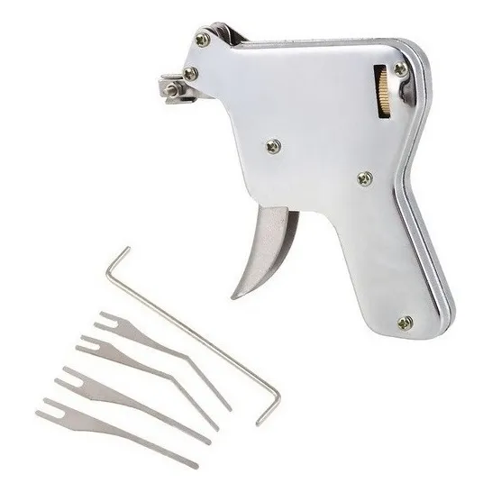 Gift Conjunto Pick Gun Serralheiro Ferramenta Abridor De