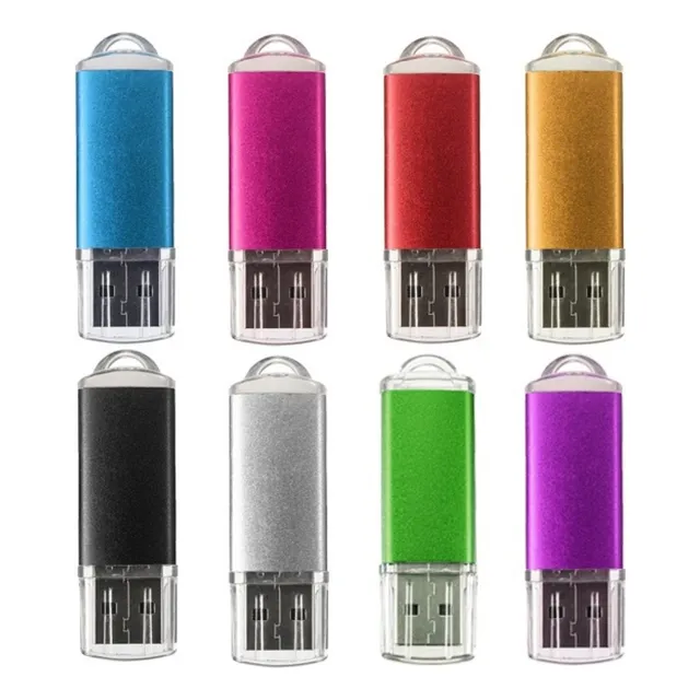 Kit 100 Memorias Usb 4 Gb 2.0 Pen Drives De Colores Aleatori