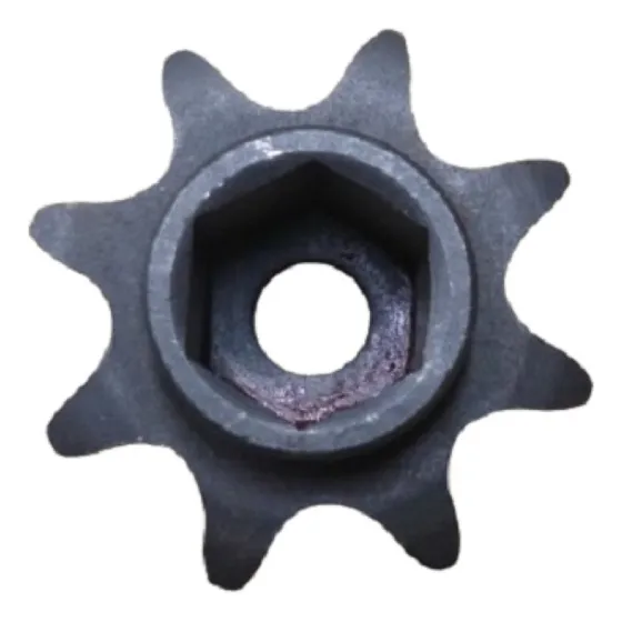 Engrenagem Sextavada Grande Para Motor De Porta De Aço 21x20