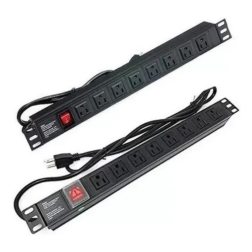 Regleta Pdu 8 Rackeable Tomas 15a Supresor De Pico Para Rack