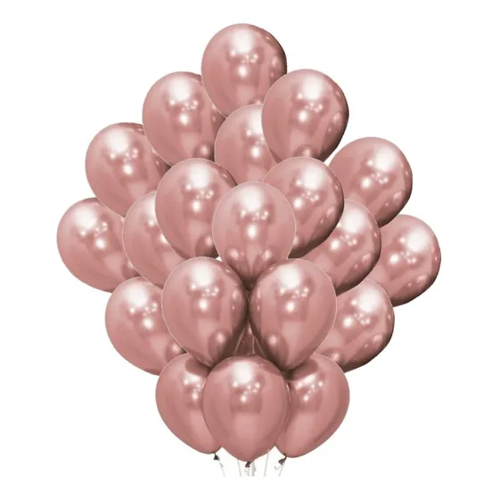 Pack 20 Globos Crome 12 Pulgadas