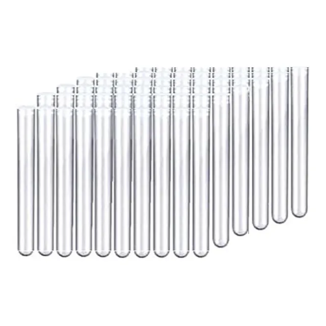 Tubos De Ensayo De Vidrio De 18x150mm - Pack De 50 Und