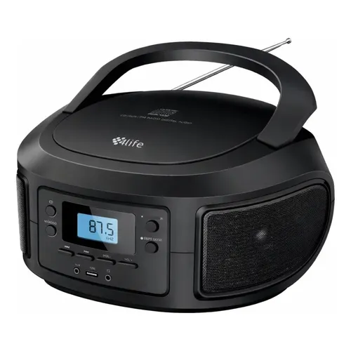 Mini System Panasonic SC-PM250 preto y prateado com bluetooth 20W