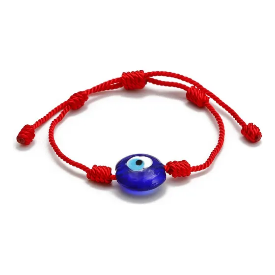 Pulsera Mujer Ojo Turco Hilo Chino Nudos B836