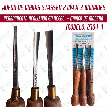 Gubias Profesionales Stassen X3 Unidades 2704-1  Microcentro