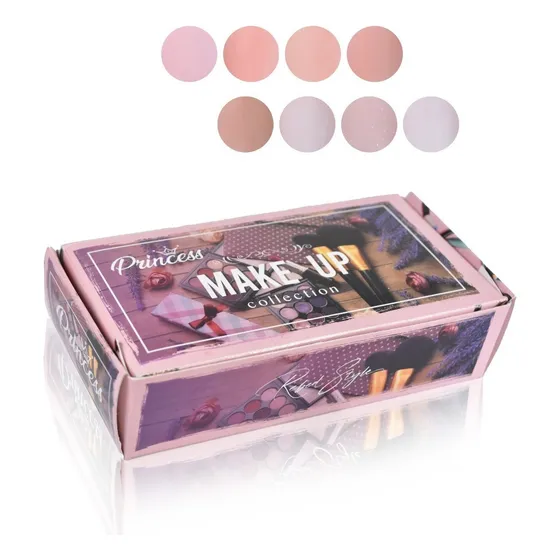 Coleccion Acrilicos Para Uñas Princess 8 Colores Make Up