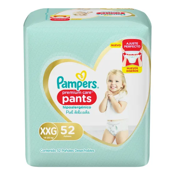 Pampers Premium Care Pants 52 unidades XXG sin género