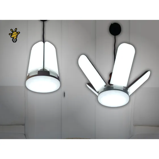 Bombillo Lampara Led 5 Aspas Tipo Ventilador 60w Mercury