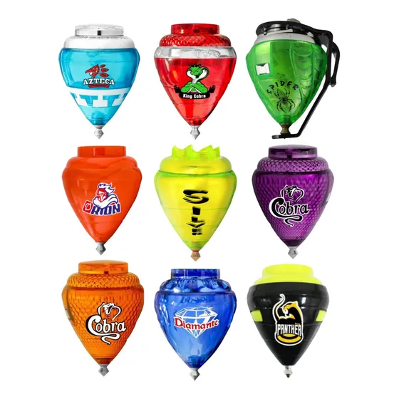 Trompos Cometa Pack De 9 Trompos King Cobra