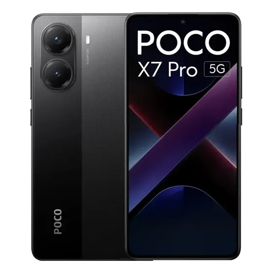 Celular Xiaomi Poco X7 Pro Negro 512 Gb 12 Gb 6.67 120hz 90w Carga 6000mah Resistencia al Agua y al Polvo Ip68 | Cuotas sin interés