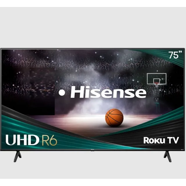 Pantalla Hisense 75  Clase 4k Uhd Led Roku Smart Tv Hdr