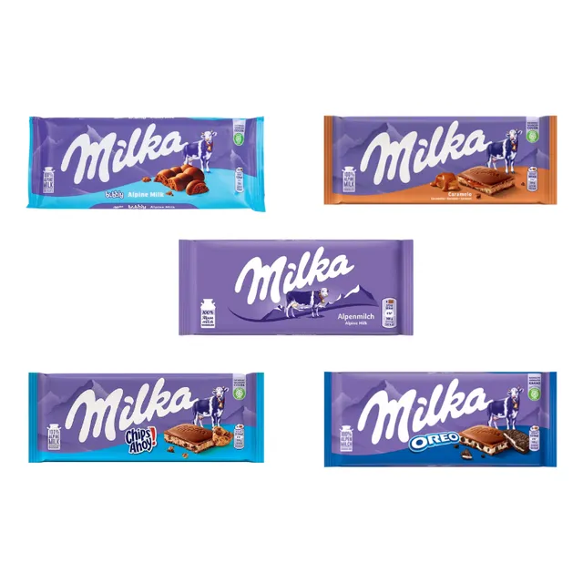 Barra Chocolate Milka A Escoger (6 Piezas)