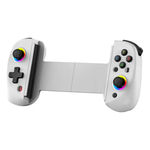 Control Joystick Gamepad Rgb Para iPhone Android Switch Color Blanco
