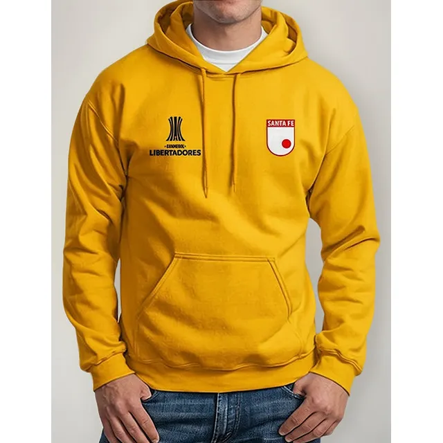 Buzo Hoodie Capota Independiente Santa Fe Copa Libertadores