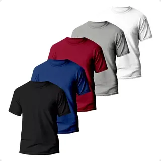 Kit 5 Camisetas BĂĄsicas Masculina Dry Fit Lisa Tradicional Kit 5 Camisetas BĂĄsicas Masculina Dry Fit Lisa Tradicional