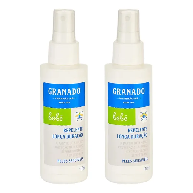 Kit 2 Repelentes Granado P/bebê E Gestante Com Icaridina