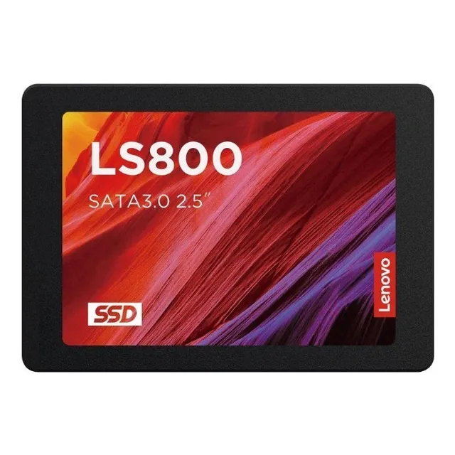 Ssd Lenovo Ls800 960gb 2.5 Sata Iii 520/500 Mb/s 3d Nand Color Negro