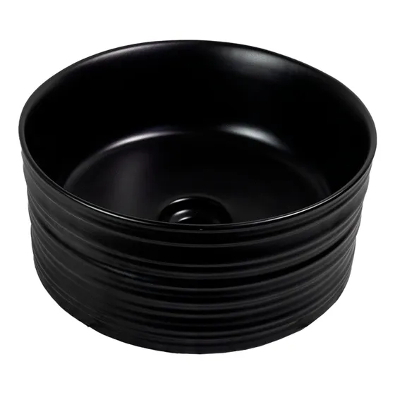 Lavabo De Lujo Negro Premium Elegante Alta Calidad Para Baño