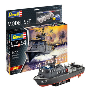 Revell Model Set Us Navy Swift Boat Mk.1 1/72 Completo 65176 Revell Model Set Us Navy Swift Boat Mk.1 1/72 Completo 65176