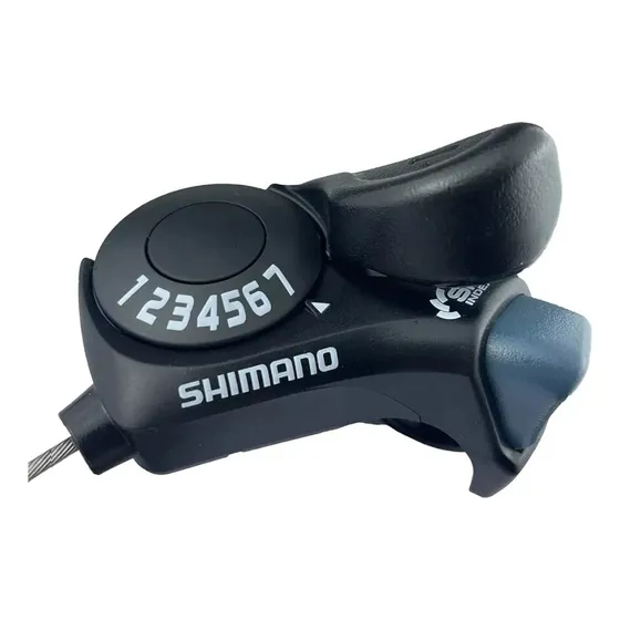Manilla Cambio Shimano Tourney Bicicleta 3, 6, 7v Gris / 7 Velocidades