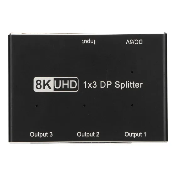 - Divisor Displayport 1x3 Divisor Triple Mst Sst Hub Dp 1.4