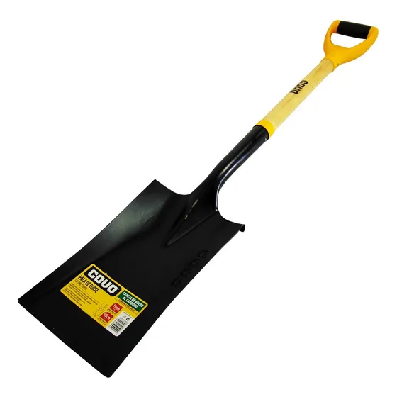 Pala Cuadrada 19cm Cabo De Madera Marca Covo