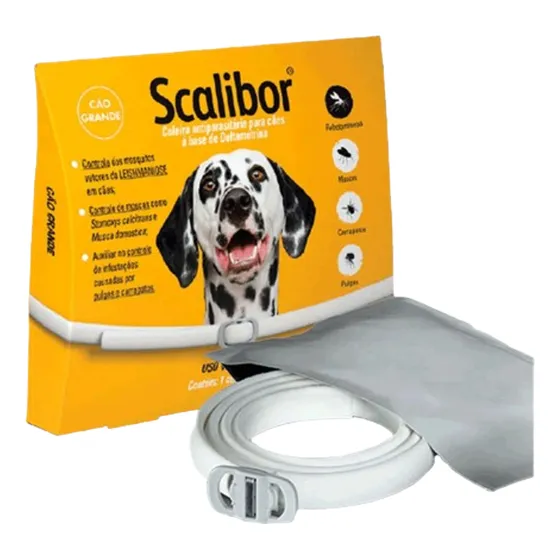 Msd Coleira Antiparasitária Scalibor para Cães Grandes 65cm