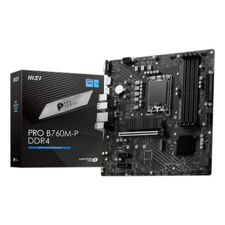 Tarjeta Madre Msi Pro B760m-p Ddr4 Intel Soc1700 Ddr4 M.2 Tarjeta Madre Msi Pro B760m-p Ddr4 Intel Soc1700 Ddr4 M.2