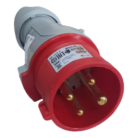 Clavija Recta 555130 Legrand 3p + T, 16a, 11h, 440-460v Ip44
