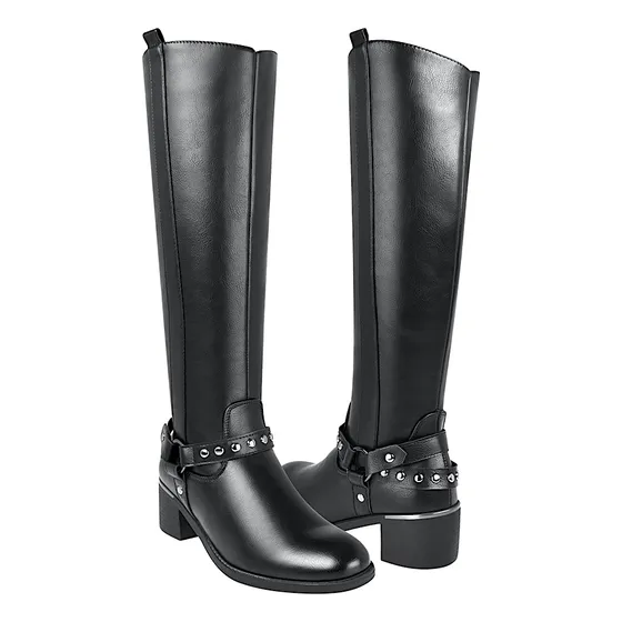Botas Dama Capa De Ozono 670001 Simipiel Negro