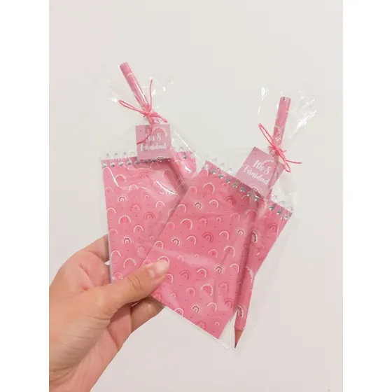 Anotadores Más Lápiz. Souvenirs Para Cumpleaños, Bautismos