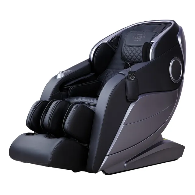 Sillón De Masaje Smart Bamboo Voyage Gravedad Cero Color Negro