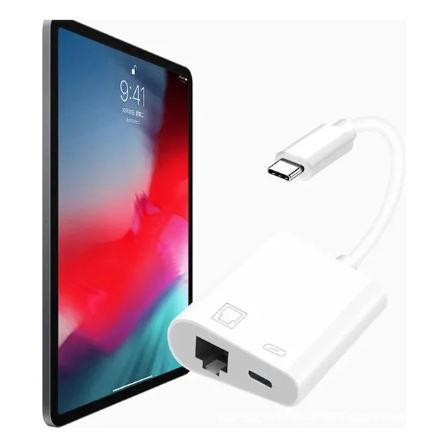 Adaptador Ethernet Lan Otg Usb C A Rj45 Para Google Y Movil