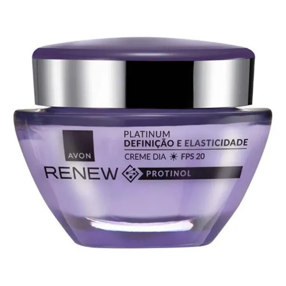 Avon Renew Platinum 55+ Creme Anti Idade Dia  50g Tipo de pele