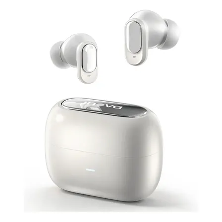 Fone De Ouvido Bluetooth 6.0 Sem Fio Tws In-ear Com Cancelamento de Ruído Ipx 5 Moda Branco