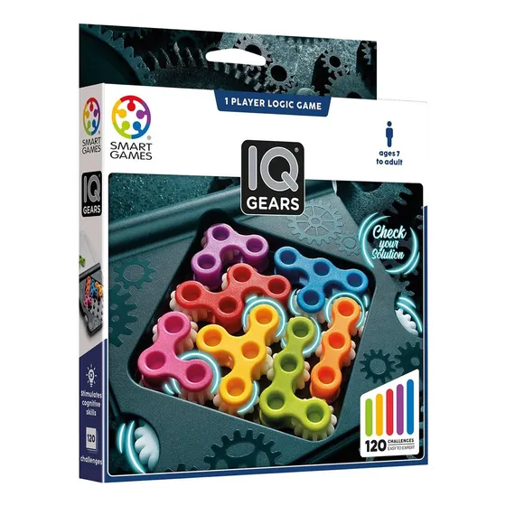 Juego De Mesa Iq Gears Ingenio Y Reto Smart Games Engranes