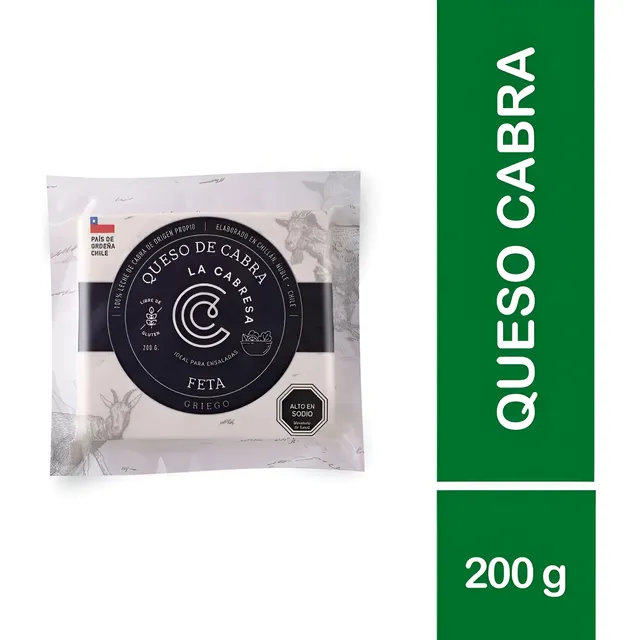 Queso De Cabra Feta La Cabresa 200g