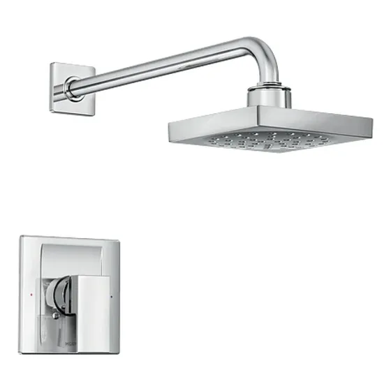 Monomando Con Regadera Moen Kyvos 2784 Cromo
