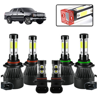Para Chevrolet Kit Focos Led De 4 Lados Luz Alta/baja/niebla Para Chevrolet Kit Focos Led De 4 Lados Luz Alta/baja/niebla