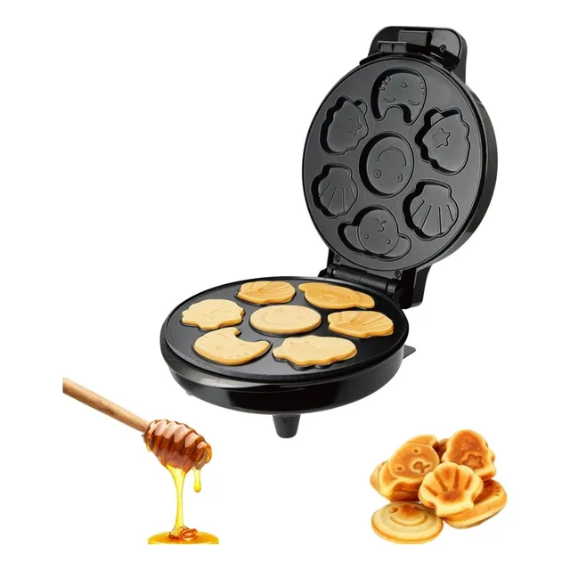 Mini Waflera De Formas Maquina De Galletas Wafflera Figuras