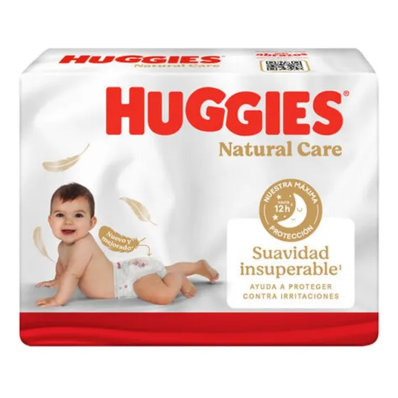 Pañal Huggies Natural Care Xtracare Talla M 60 Und Género Sin género Tamaño Mediano (M)
