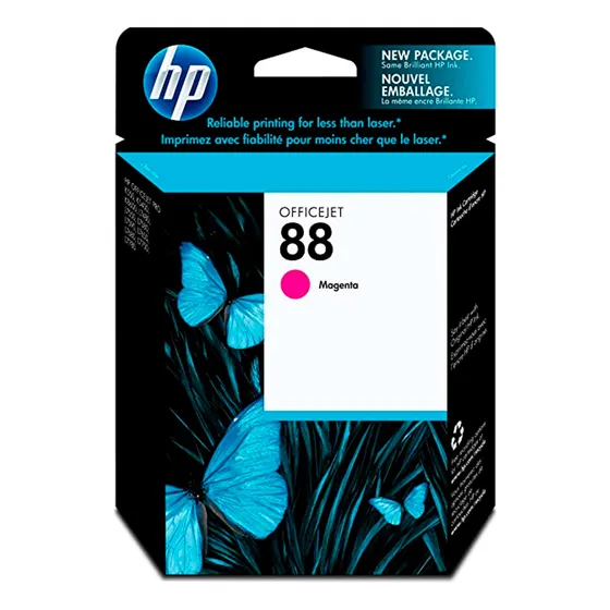 Cartucho Hp 88 Magenta Original Para Impresora
