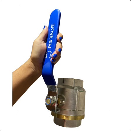 Registro Valvula Esfera Pig Para Agua Alavanca 2.1/2 Registro Valvula Esfera Pig Para Agua Alavanca 2.1/2