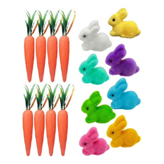 Adornos Con Forma De Huevo De Pascua, Tela Artificial, Zanah Adornos Con Forma De Huevo De Pascua, Tela Artificial, Zanah