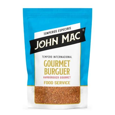 Tempero De Hambúrguer Artesanal John Mac Gourmet 1kg