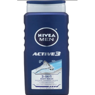 Gel De Baño 3 En 1 Active 3 Nivea Men 500ml Gel De Baño 3 En 1 Active 3 Nivea Men 500ml