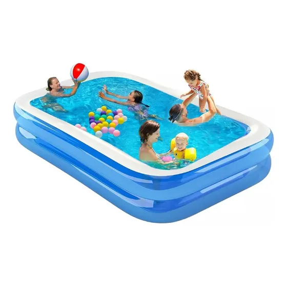 Alberca Inflable Rectangular Familia Piscinas 200x150x51cm