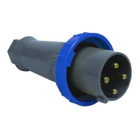 Plugue 3p+t 125a 200/250v 9h Azul - A4679 - Steck