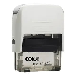 Carimbo Colop Printer10 Branco Personalizado Com Seus Dados Carimbo Colop Printer10 Branco Personalizado Com Seus Dados