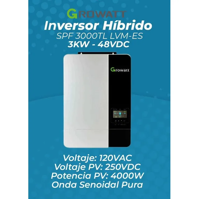 Inversor Solar 3000 Watts 48 Vdc Soporta Hasta 4000watts